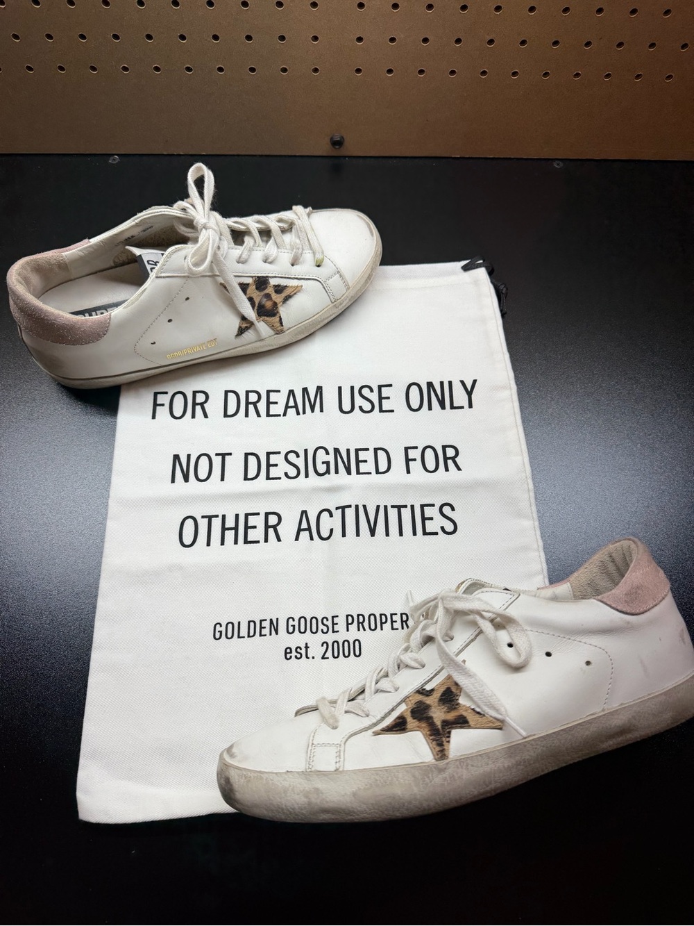 Golden Goose Leopard Super-Star Sneakers